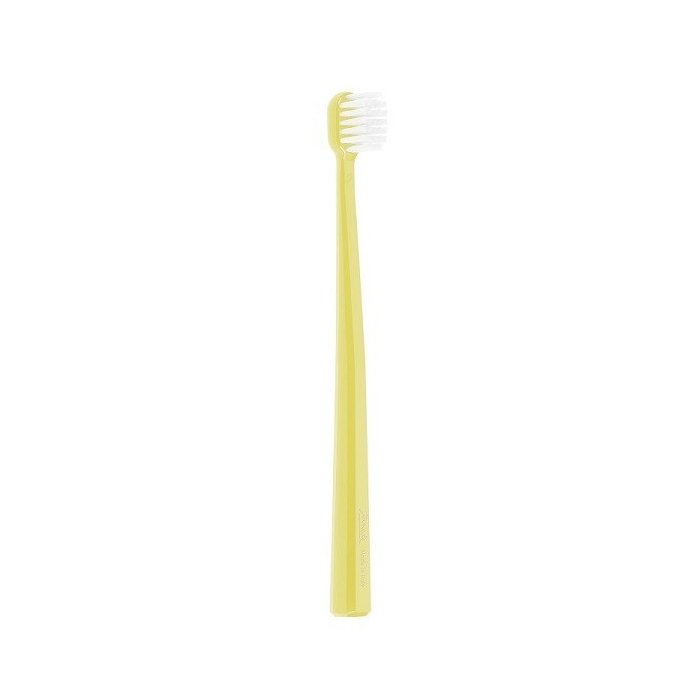 Лимонная зубная щётка средней жёсткости Janeke Medium Toothbrush 93SP59GIА - основное фото