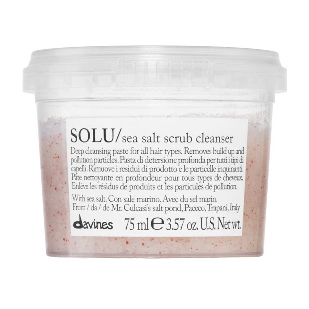 Очищающая паста-скраб с морской солью Davines Essential Haircare Solu Sea Salt Scrub Cleanser 75 мл - основное фото