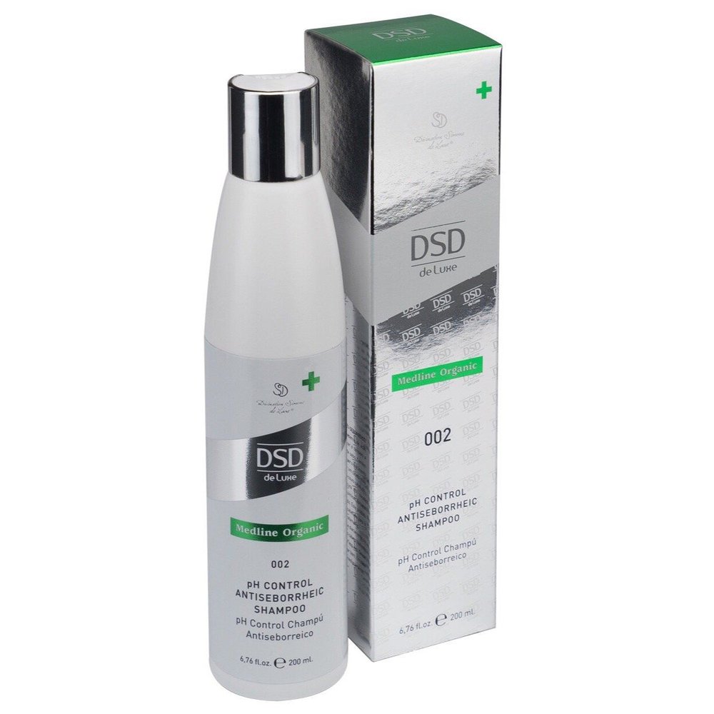 Антисеборейный шампунь DSD de Luxe 002 Medline Organic pH Control Antiseborrheic Shampoo 200 мл - основное фото