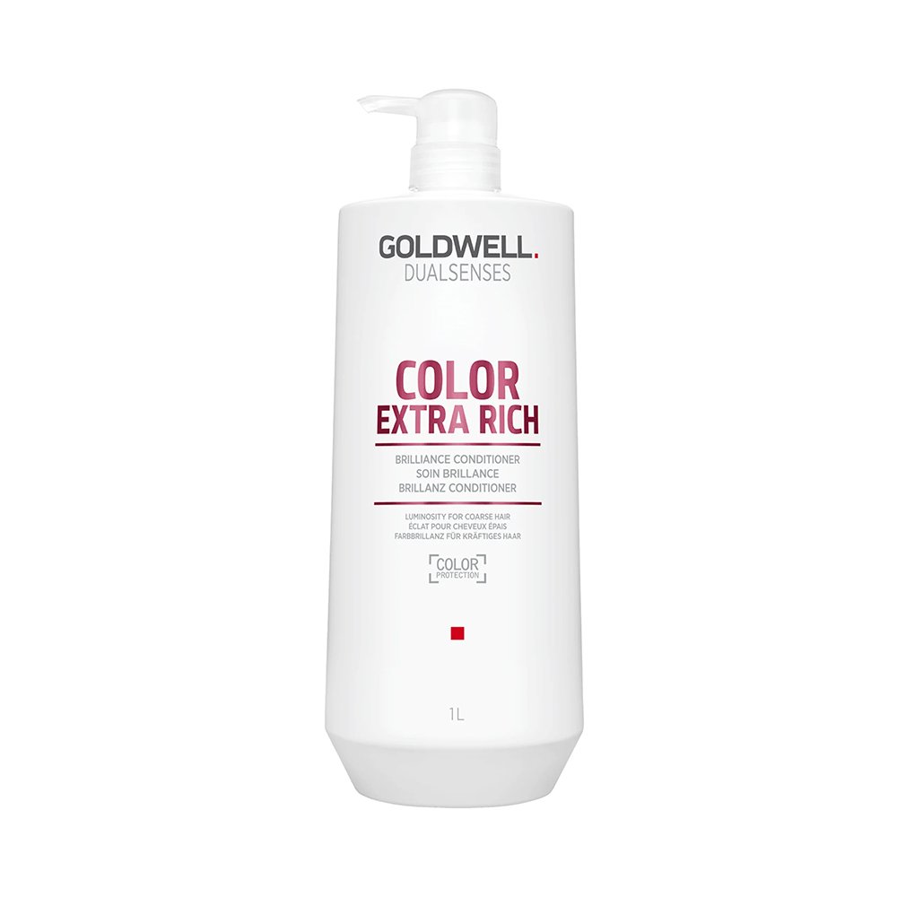 Кондиціонер для збереження кольору товстого і пористого волосся Goldwell Dualsenses Color Extra Rich Brilliance 1000 мл - основне фото