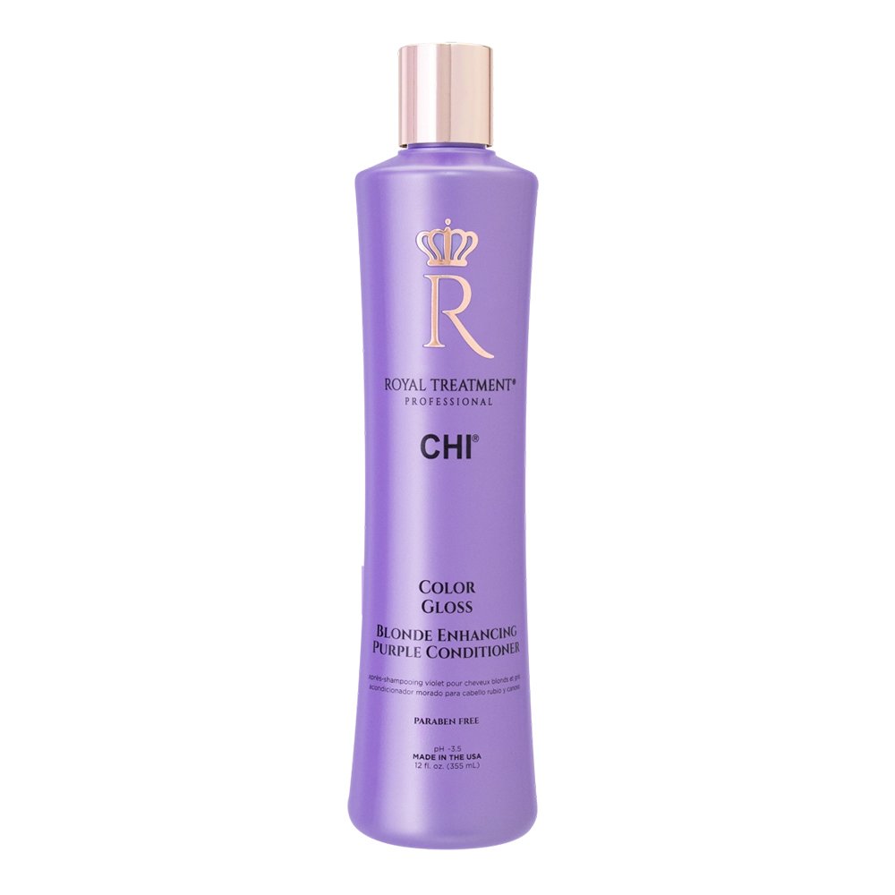 Кондиціонер проти жовтизни CHI Royal Treatment Color Gloss Blonde Enhancing Purple Conditioner 355 мл - основне фото