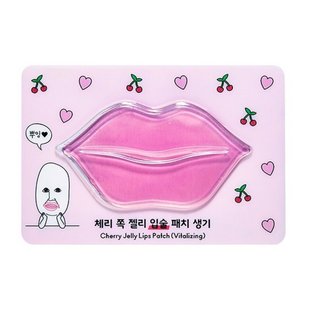 Гидрогелевая маска для губ с экстрактом вишни Etude House Cherry Jelly Lips Patch Vitalizing 10 г - основное фото