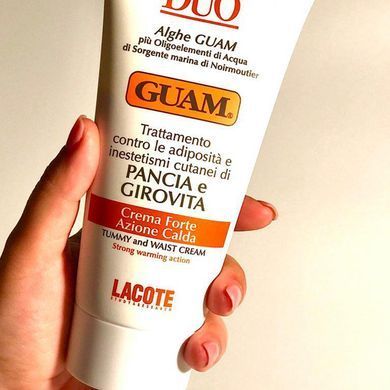 Антицелюлітний розігріваючий крем Guam Duo Tummy And Waist Intensive Warm Treatment Cream 150 мл - основне фото