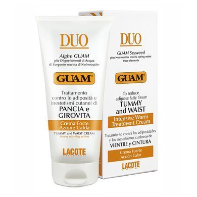 Антицелюлітний розігріваючий крем Guam Duo Tummy And Waist Intensive Warm Treatment Cream 150 мл - основне фото