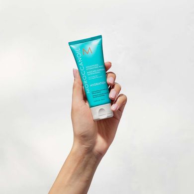 Лёгкая увлажняющая маска для тонких волос Moroccanoil Hydration Weightless Hydrating Mask 75 мл - основное фото