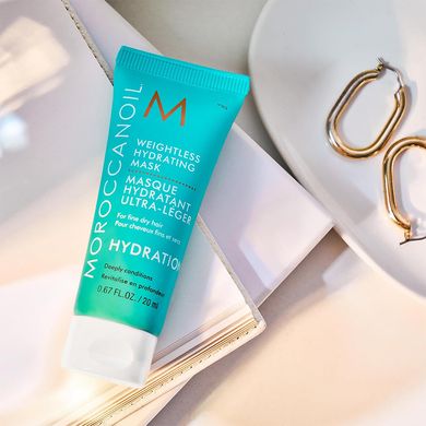 Лёгкая увлажняющая маска для тонких волос Moroccanoil Hydration Weightless Hydrating Mask 75 мл - основное фото