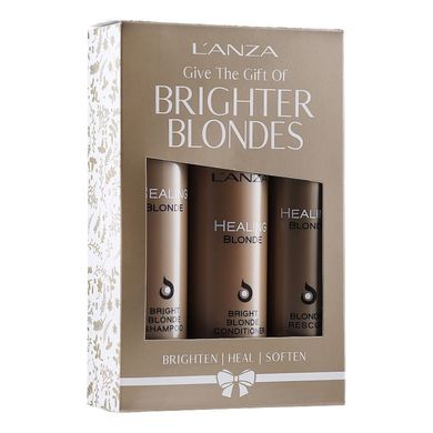 Подарунковий набір «Блонд» L'anza Healing Blonde Holiday Trio Box - основне фото
