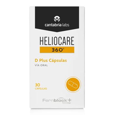 Харчова добавка для фотозахисту Cantabria Labs Heliocare 360 D Plus Capsules 30 шт - основне фото