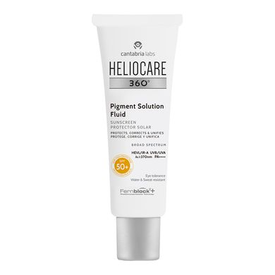 Солнцезащитный флюид для кожи с гиперпигментацией Cantabria Labs Heliocare 360 Pigment Solution Fluid SPF 50+ 50 мл - основное фото