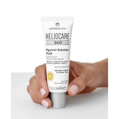 Солнцезащитный флюид для кожи с гиперпигментацией Cantabria Labs Heliocare 360 Pigment Solution Fluid SPF 50+ 50 мл - основное фото