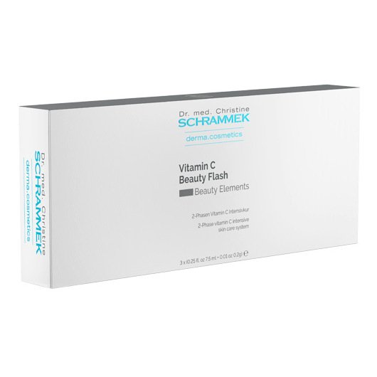 Двухфазная сыворотка с пептидами, гиалуроновой кислотой и витаминами Dr.Schrammek Vitamin C Beauty Flash 3 x 7,5 мл - основное фото