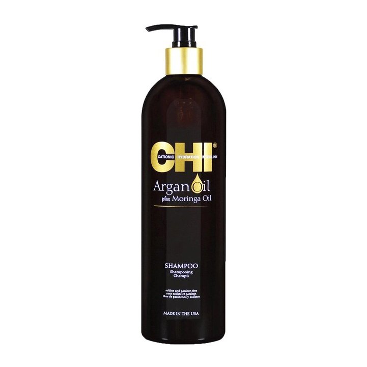 Восстанавливающий шампунь для волос CHI Argan Oil Plus Moringa Oil Shampoo 340 мл - основное фото