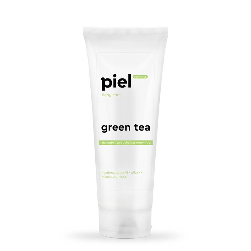 Крем-гель для душа с ароматом зелёного чая Piel Cosmetics Body Care Green Tea Shower Cream-Gel 250 мл - основное фото