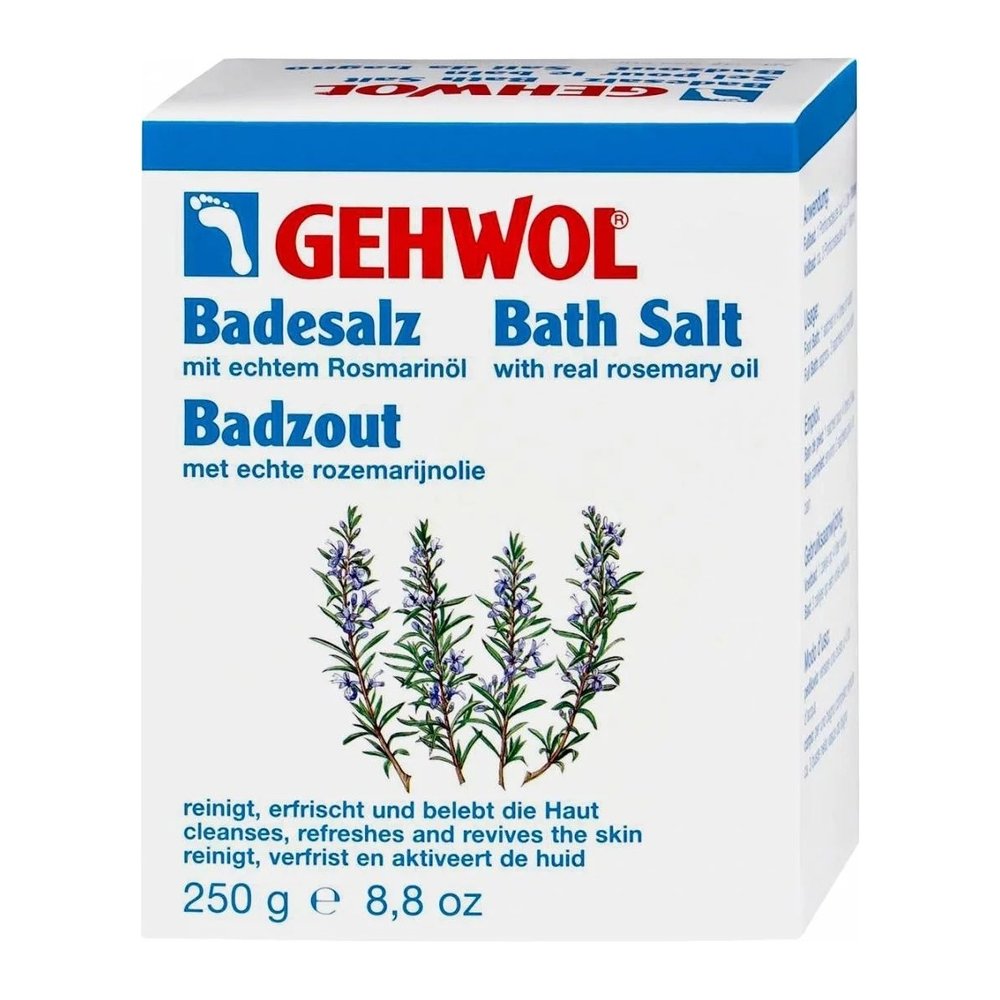 Соль для ванны с маслом розмарина Gehwol Badesalz 10 x 25 г - основное фото