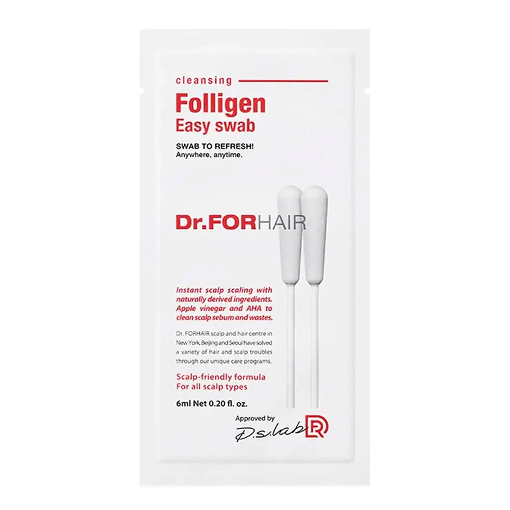 Ватная палочка для очищения кожи головы Dr.FORHAIR Folligen Easy Swab 6 мл - основное фото
