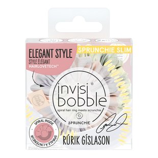 Набор из двух резинок для волос Invisibobble SPRUNCHIE Slim rurik Gislason Twist It Up - основное фото