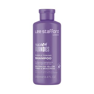 Тонирующий фиолетовый шампунь Lee Stafford Bleach Blondes Purple Toning Shampoo 250 мл - основное фото