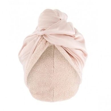 Двухсторонее полотенце-тюрбан для деликатной сушки волос Mon Mou Hair Turban Nude - основное фото