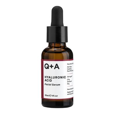 Сироватка для обличчя з гіалуроновою кислотою Q+A Hyaluronic Acid Facial Serum 30 мл - основне фото