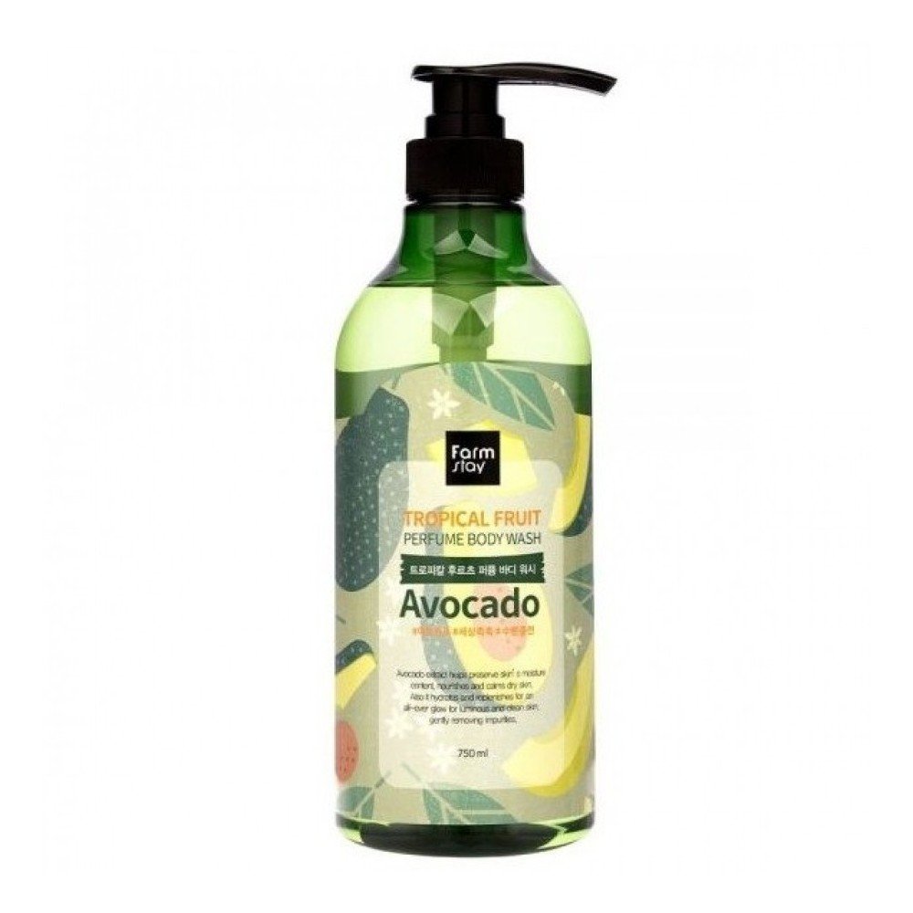 Гель для душа с экстрактом авокадо Farmstay Tropical Fruit Perfume Body Wash 750 мл - основное фото