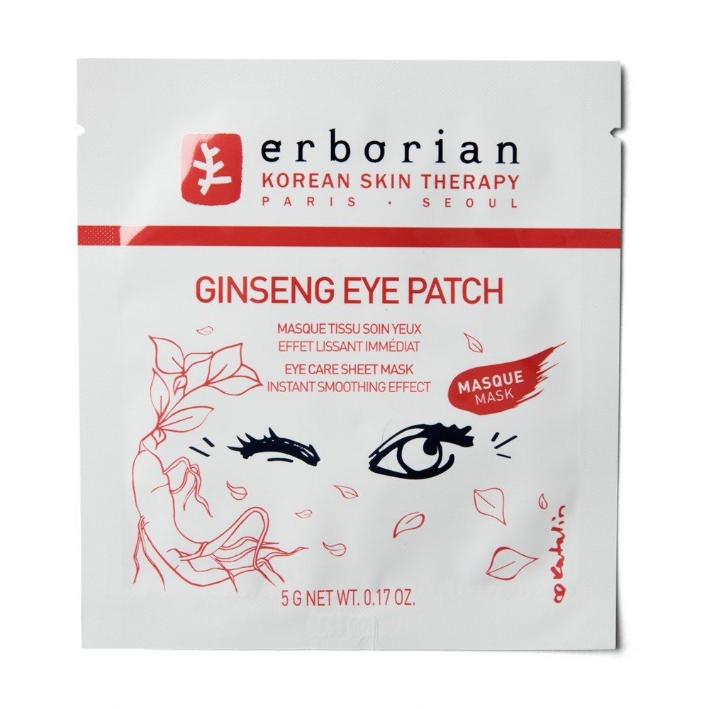 Тканевые патчи для области вокруг глаз Erborian Ginseng Eye Patch 5 гр - основное фото