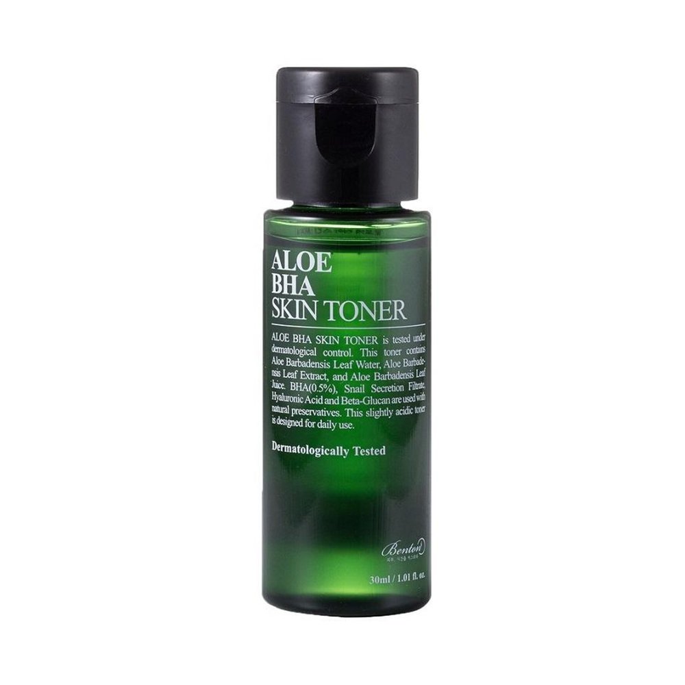 Увлажняющий тонер с алоэ и салициловой кислотой BENTON Aloe BHA Skin Toner 30 мл - основное фото