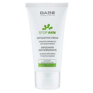 Отшелушивающий крем для лица BABE Laboratorios Stop AKN Exfoliating Cream 50 мл - основное фото