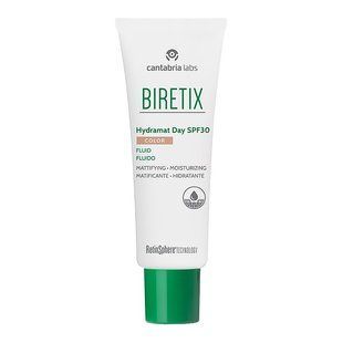 Зволожуючий матуючий флюїд SPF 30 з тоном Cantabria Labs Biretix Hydramat Day SPF 30 Colour 50 мл - основне фото