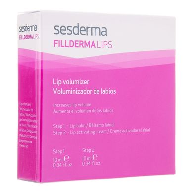 Бальзам для збільшення об'єму губ Sesderma Fillderma Lips Lip Volumizer 2x6 мл - основне фото