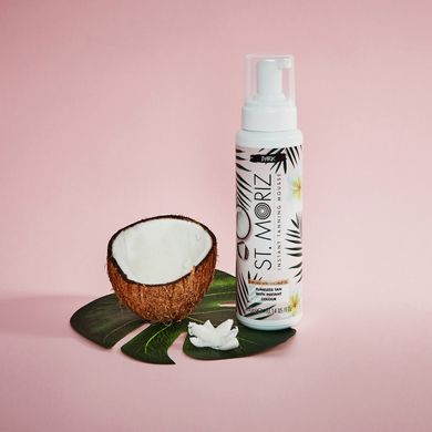 Мусс для экспресс-автозагара St. Moriz Coconut Instant Tanning Mousse Dark 300 мл - основное фото