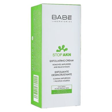Відлущувальний крем для обличчя BABE Laboratorios Stop AKN Exfoliating Cream 50 мл - основне фото