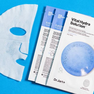Зволожувальна маска для обличчя Dr. Jart+ Dermask Water Jet Vital Hydra Solution 1 шт - основне фото