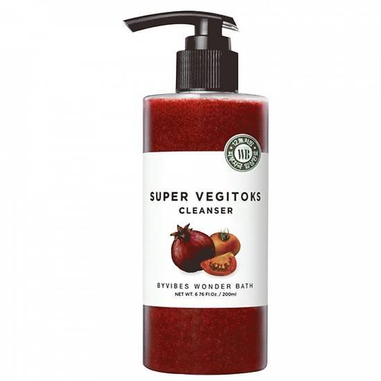 Детокс-гель для умывания с экстрактом томата Wonder Bath Super Vegitoks Cleanser Red 200 мл - основное фото