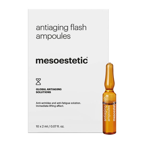 Омолаживающие ампулы Mesoestetic Antiaging Flash 10x2 мл - основное фото