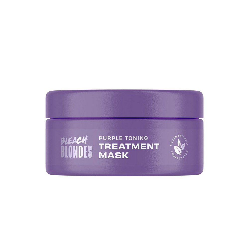 Маска проти жовтизни освітленого волосся Lee Stafford Bleach Blondes Purple Toning Treatment Mask 200 мл - основне фото