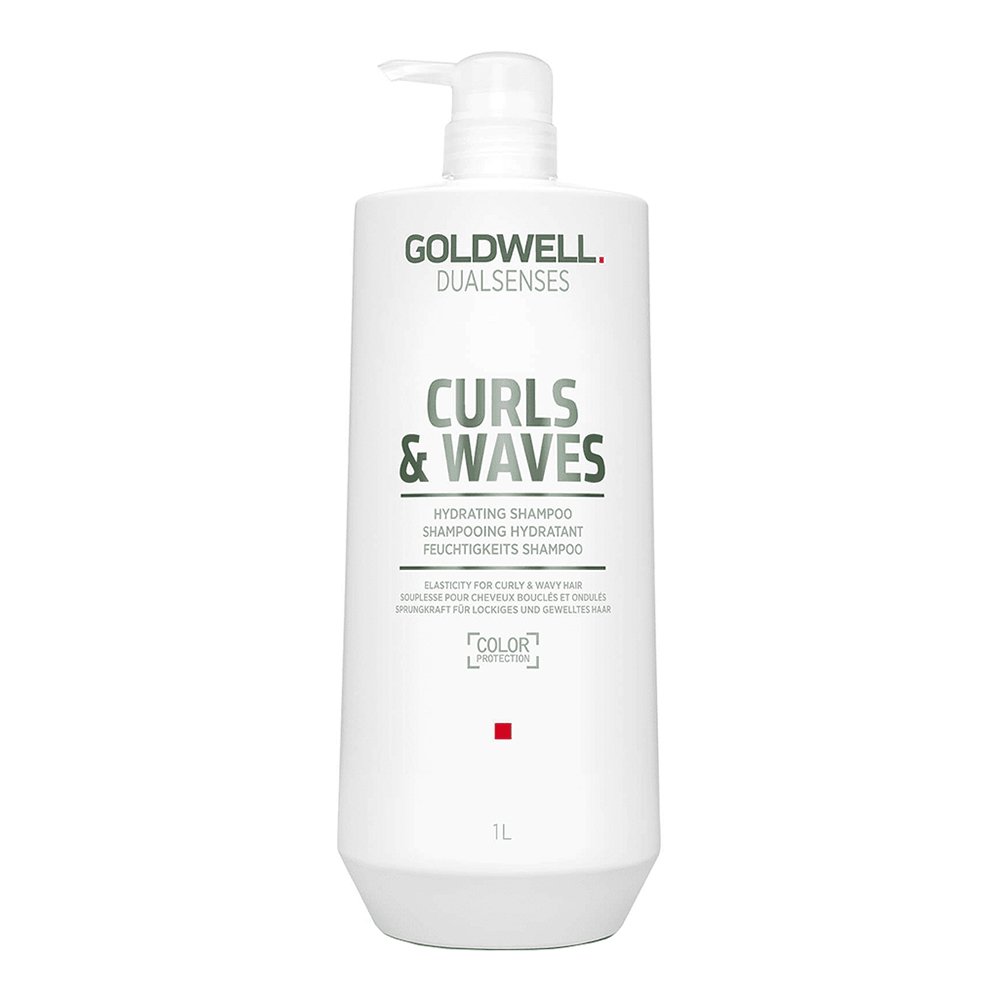 Увлажняющий шампунь для кудрявых волос Goldwell Dualsenses Curls & Waves Hydrating Shampoo 1 л - основное фото
