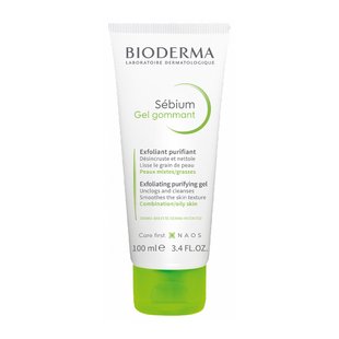 Гель-гоммаж для лица BIODERMA Sebium Gel Gommant Exfoliant Purifiant 100 мл - основное фото