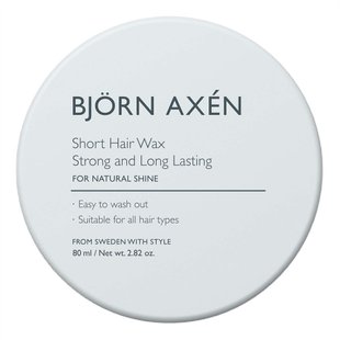 Воск для фиксации коротких волос Bjorn Axen Short Hair Wax 80 мл - основное фото