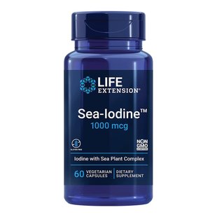 Йод в капсулах Life Extension Sea-Iodine 1000 mcg 60 шт - основное фото