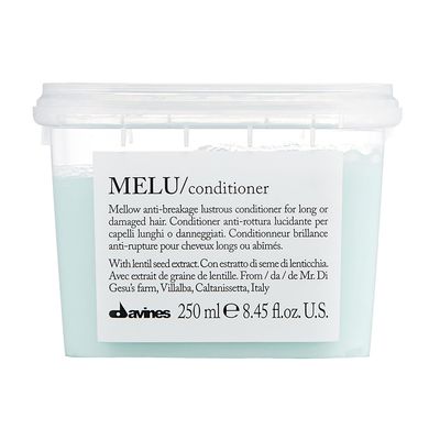 Кондиціонер для пом'якшення тьмяного, ламкого, пошкодженого волосся Davines Essential Haircare Melu Conditioner 250 мл - основне фото