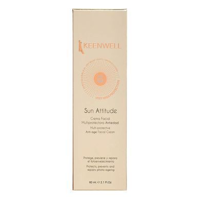 Мультизащитный антивозрастной крем для лица SPF 50 KEENWELL Sun Attitude Multi-Protective Anti-Age Facial Cream SPF 50 60 мл - основное фото