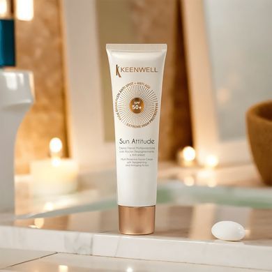 Мультизащитный антивозрастной крем для лица SPF 50 KEENWELL Sun Attitude Multi-Protective Anti-Age Facial Cream SPF 50 60 мл - основное фото