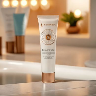 Мультизащитный антивозрастной крем для лица SPF 50 KEENWELL Sun Attitude Multi-Protective Anti-Age Facial Cream SPF 50 60 мл - основное фото