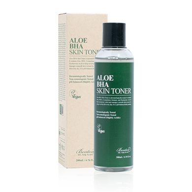 Увлажняющий тонер с алоэ и салициловой кислотой BENTON Aloe BHA Skin Toner 200 мл - основное фото