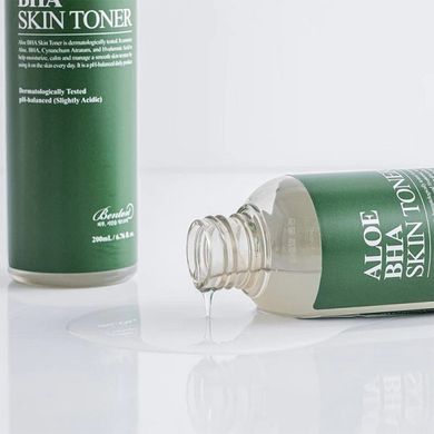 Увлажняющий тонер с алоэ и салициловой кислотой BENTON Aloe BHA Skin Toner 200 мл - основное фото