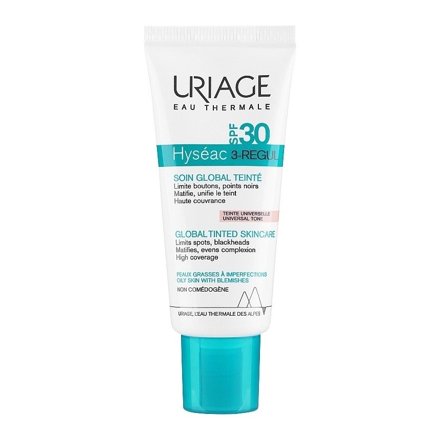 Универсальный тональный уход Uriage Hyseac 3-Regul Global Tinted Skincare SPF 30 40 мл - основное фото