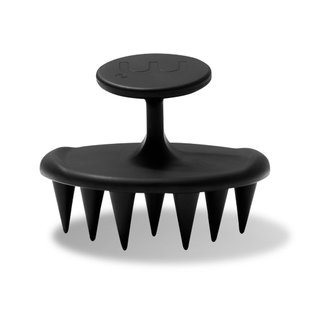 Силиконовая щёточка для очищения кожи головы Mon Mou Soft Scrub Brush Black 1 шт - основное фото