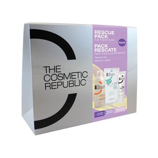 Набір для інтенсивного зволоження та живлення пошкодженого волосся The Cosmetic Republic Rescue Pack - основне фото