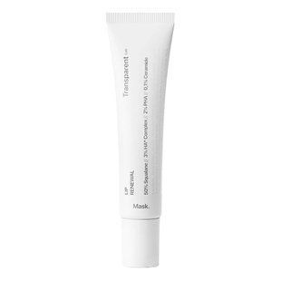 Нічна відновлювальна маска для губ Transparent Lab Lip Renewal Mask 15 мл - основне фото