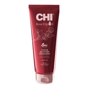 Восстанавливающая маска для окрашенных волос CHI Rose Hip Oil Color Recovery Treatment 237 мл - основное фото